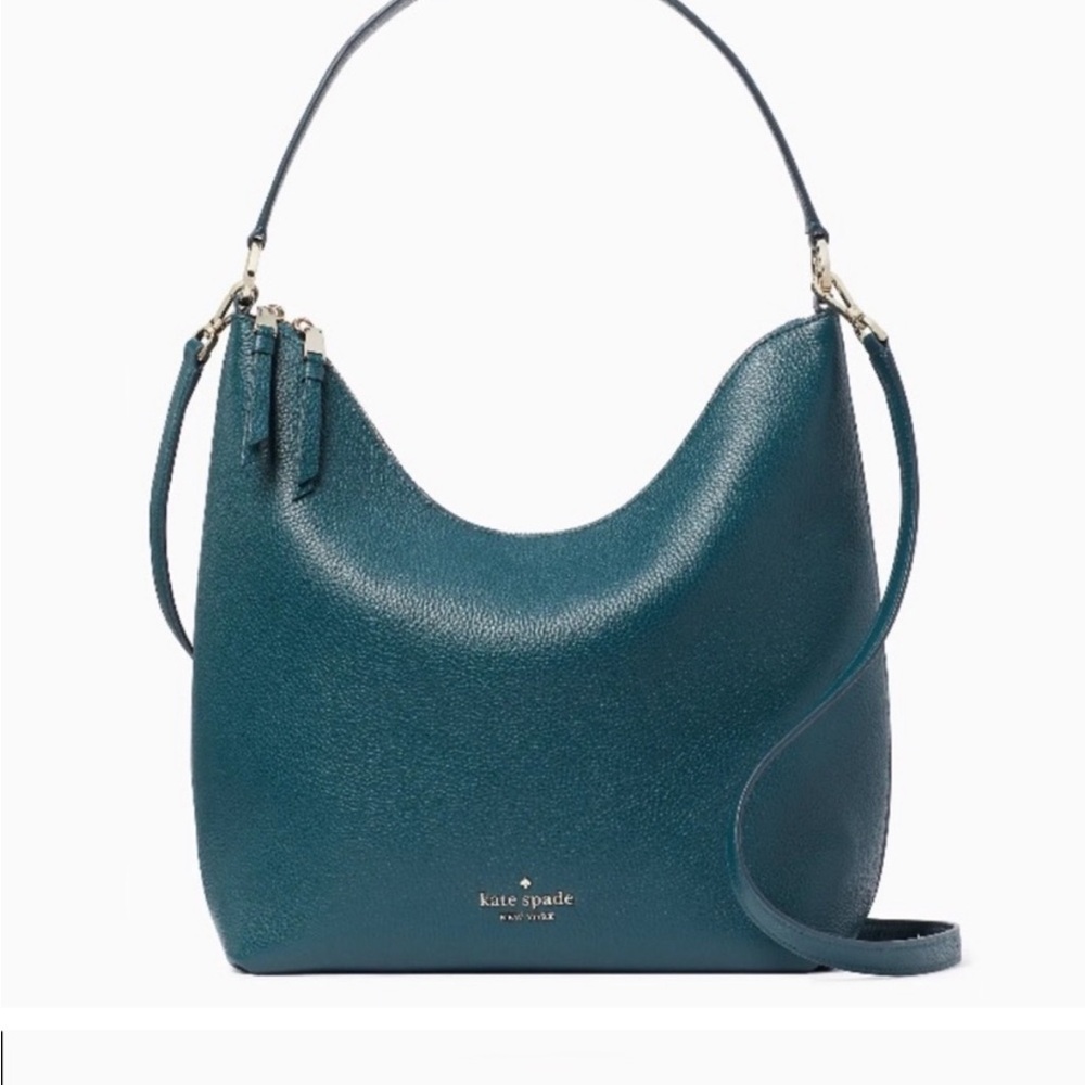 Kate Spade Zippy Teal Leather‎ Shoulder Bag